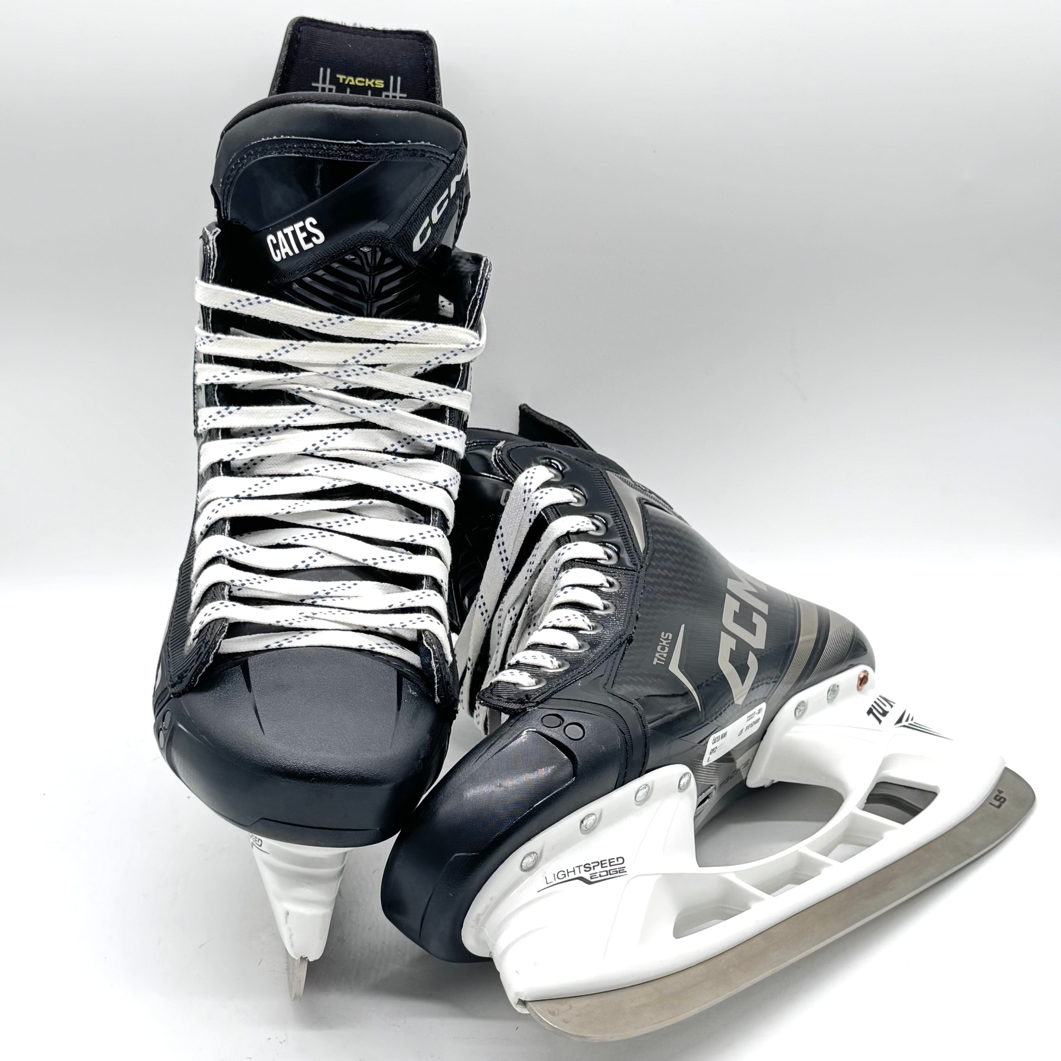 Noah Cates - CCM Tacks XF Pro - NHL Pro Stock Hockey Skates - Size 8